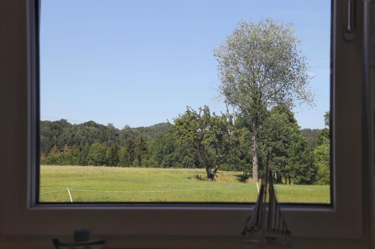 Auszeit Mit Weitblick In Der Saechsischen Schweiz - Kleiner Bauernhof Mit Tieren Und Wallbox Rathmannsdorf Exterior photo